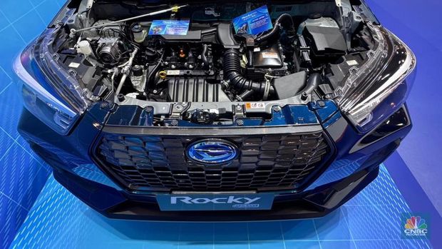Daihatsu Rocky Hybrid dipajang di IIMS 2026, JiExpo Kemayoran, Jumat (6/2/2026). (CNBC Indonesia/Ferry Sandi)