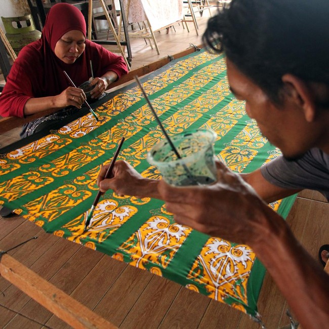 Geliat Perajin Batik Medan Menatap Pasar Lebih Luas