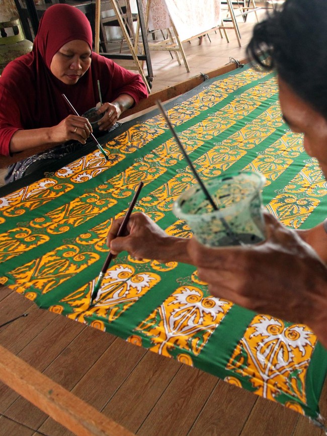 Geliat Perajin Batik Medan Menatap Pasar Lebih Luas