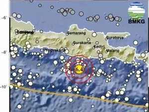 BMKG: Gempa M 6,4 di Pacitan Terasa hingga Bantul Jenis Megathrust