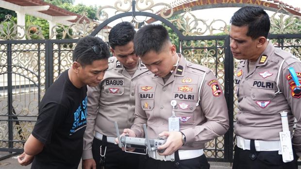 Korlantas Polri luncurkan ETLE Drone Patrol Presisi di Semarang. (dok.istimewa)