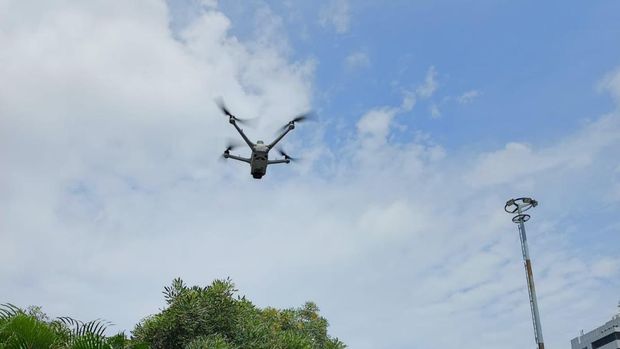Korlantas Polri luncurkan ETLE Drone Patrol Presisi di Semarang. (dok.istimewa)