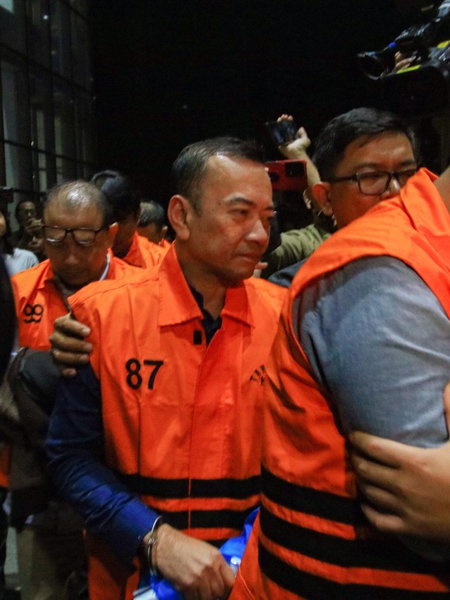 Potret Penahanan Tersangka Kasus Suap Importasi Bea Cukai