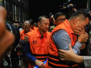 Potret Penahanan Tersangka Kasus Suap Importasi Bea Cukai