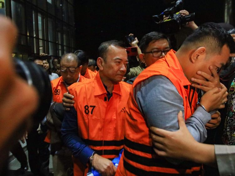 Potret Penahanan Tersangka Kasus Suap Importasi Bea Cukai