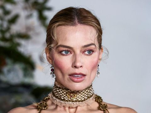 Aktris Margot Robbie menghadiri pemutaran perdana film 