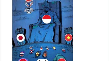 “I believe in King Indo supremacy.” Meme nasionalisme bercampur humor mendominasi linimasa pascakemenangan Garuda. Foto: X.com