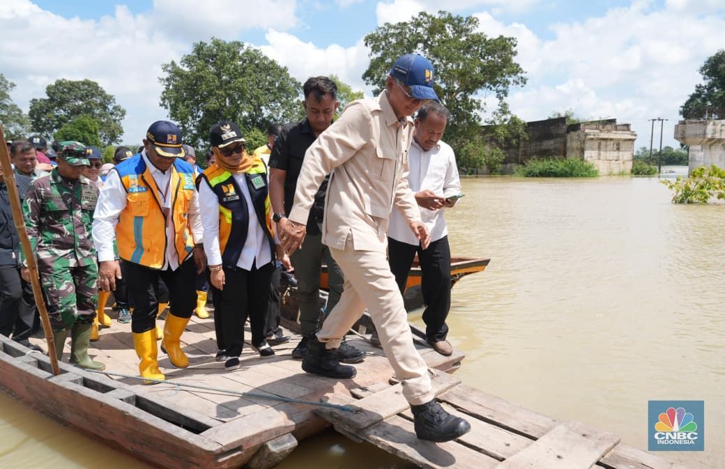 Menteri PU, Dody Purwagandhi Instruksikan Jajarannya Bergerak Cepat Tindaklanjuti Arahan Presiden, Jembatan Way Bungur Lampung Timur Jadi Prioritas Penanganan, (Dok. Kementerian PU)