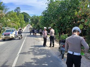 Ayah-Anak Boncengan Motor Tewas Tabrakan dengan Mobil di Konawe Selatan