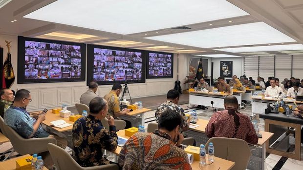Polri gelar rakor bersama Bulog hingga Kementan bahas soal ketahanan pangan.