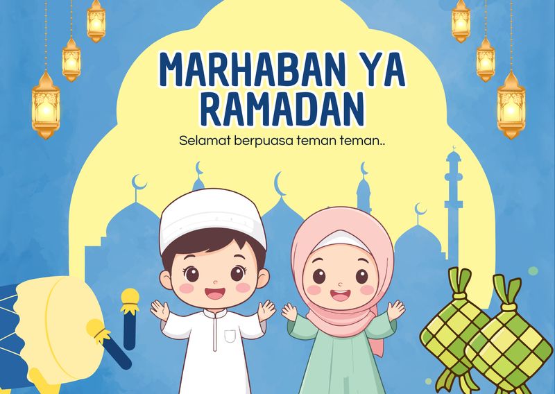 Poster Ramadhan 2026 anak TK