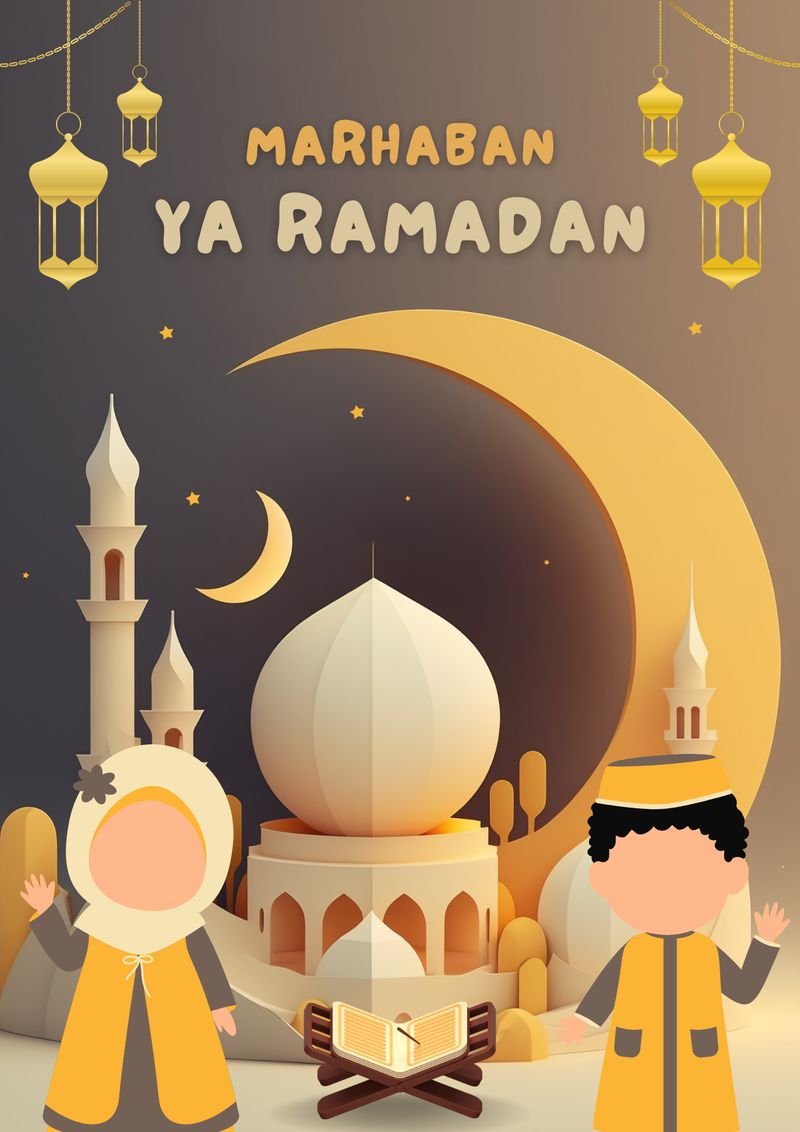 Poster Ramadhan 2026 anak TK