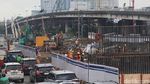 Potret Kemacetan Panjang Imbas Proyek Flyover Latumenten Jakbar