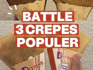 Video: Review Battle 3 Crepes Kacang Cokelat Keju