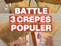 Video: Review Battle 3 Crepes Kacang Cokelat Keju