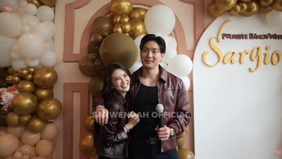 Momen Sarwendah dan Giorgio Antonio Semringah Go Public Umumkan Pacaran
