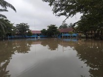 Sungai Lematang Meluap, 1.619 KK dan 2 Sekolah di Prabumulih Terendam Banjir