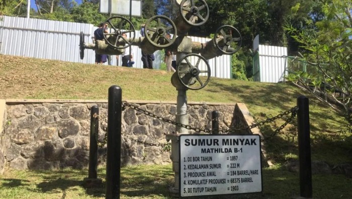 Sumur Minyak Mathilda di Balikpapan, titik awal industri minyak di Kalimantan.