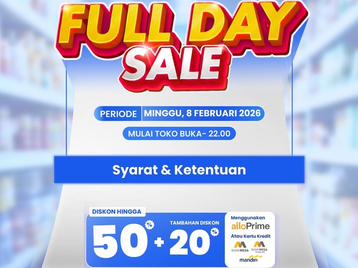 Besok Transmart Full Day Sale Datang Lagi Nih, Diskon Meriah 50% + 20%!