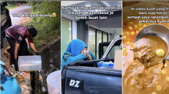 Waduh! 300 Kg Kuah Laksa Dibuang Penjual, Kenapa Ya?