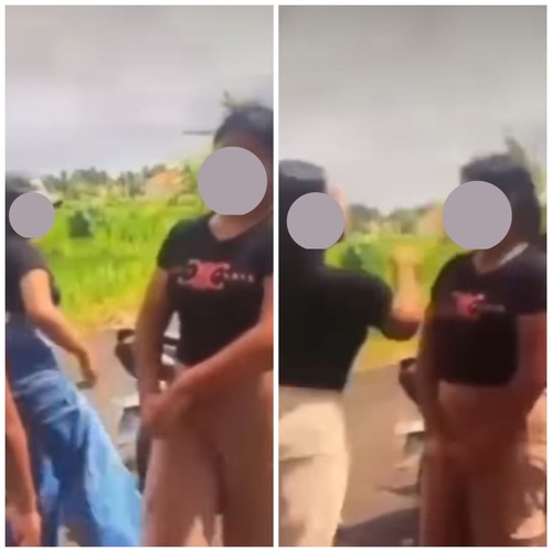 Aksi perundungan terhadap gadis remaja diduga terjadi di Pejeng, Kecamatan Tampaksiring, Gianyar, Bali. (Instagram @puputan.com_)