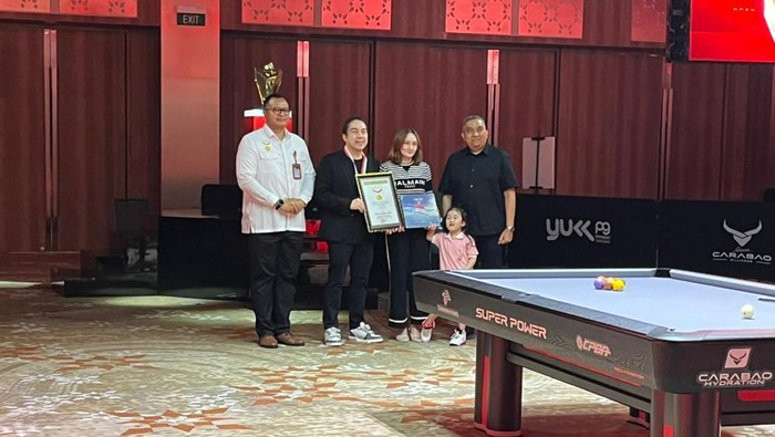 Carabao Billiards Indonesia Pecahkan Rekor MURI