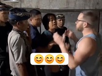 Viral Bule Labrak Warga di Bali gegara Suara Musik saat Acara Adat