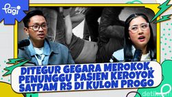 Video: Ditegur gegara Merokok, Penunggu Pasien Keroyok Satpam RS di Kulon Progo