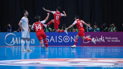 Final AFC Futsal Asian Cup 2026: Indonesia Kejutkan Iran di Babak Pertama