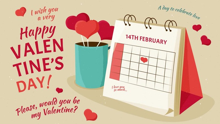 Ilustrasi Valentine.
