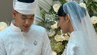 Potret Pernikahan Aktris Wavi Zihan dan Penyanyi Jaz Hayat, Elegan Serba Putih