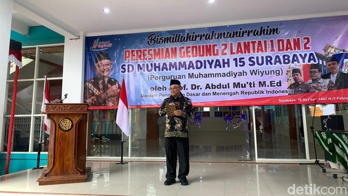 Kemendikdasmen Hadiri Peresmian Gedung II SD Muhammadiyah 15