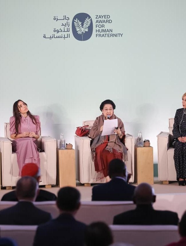 Potret Megawati Hadiri Zayed Award, Bawa Pesan Perdamaian-Lingkungan