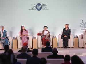 Potret Megawati Hadiri Zayed Award, Bawa Pesan Perdamaian-Lingkungan
