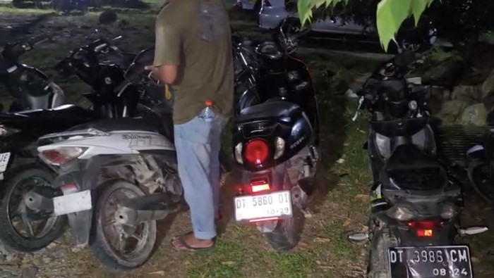 Polisi Gerebek Gudang Penampungan Motor Curian di Konsel, 6 Unit Disita