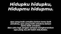 Pesulap Merah lalu bereaksi dengan membuat unggahan ini. Hidupku hidupku, hidupmu hidupmu. Apa yang baik untukku belum tentu baik untukmu, apa yang baik untukmu belum tentu baik untukku, tulisnya dilihat pada Sabtu (7/2/2026). (Foto: dok Instagram marcelradhival1)