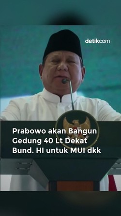Video: Prabowo Bakal Bangun Gedung Dekat Bundaran HI untuk MUI