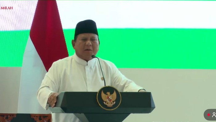 Prabowo di Acara Pengukuhan Pengurus MUI: Hari Ini Bersatunya Ulama dan Umara