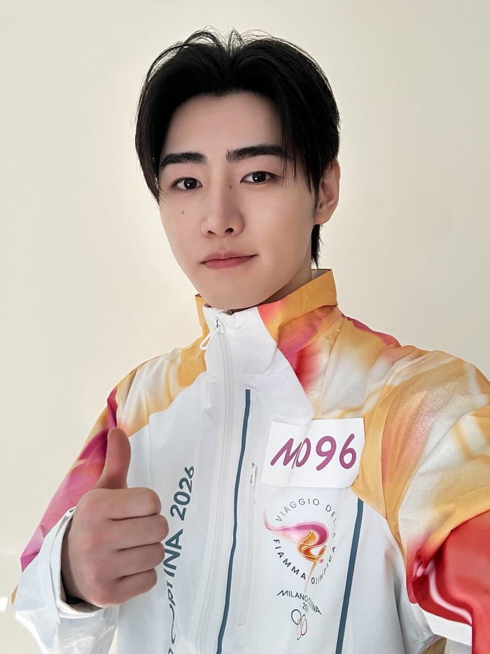 Sunghoon ENHYPEN jadi pembawa obor Olimpiade Musim Dingin Milano Cortina 2026.