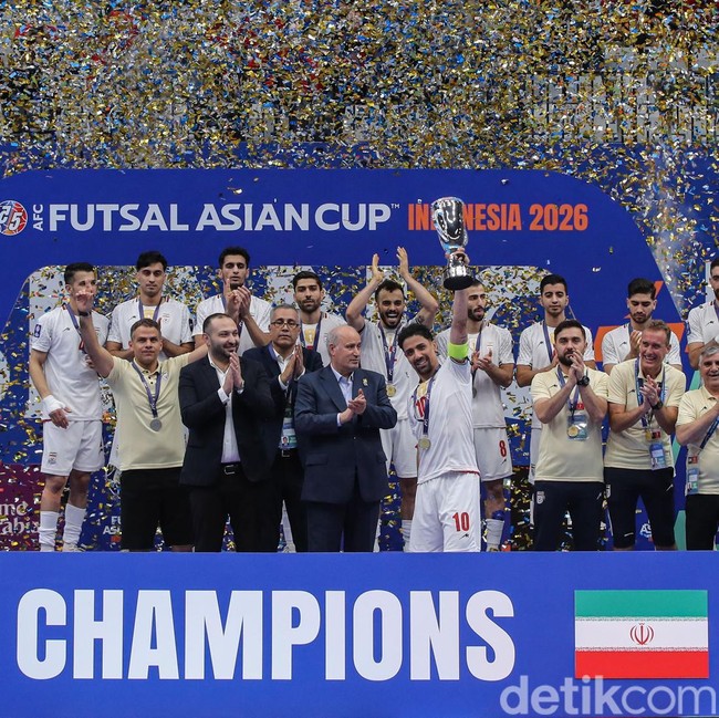 Iran Juara AFC Futsal Asian Cup 2026, Indonesia Tumbang Terhormat Lewat Adu Penalti