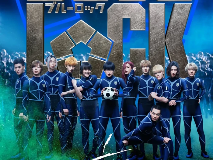 Poster live action Blue Lock.