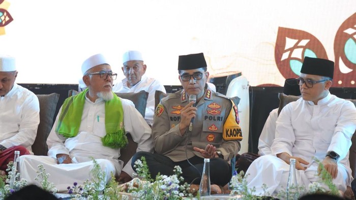 Pesan Kapolresta Banyuwangi di Haul Masyayikh Ponpes Mabadiul Ihsan ke-14