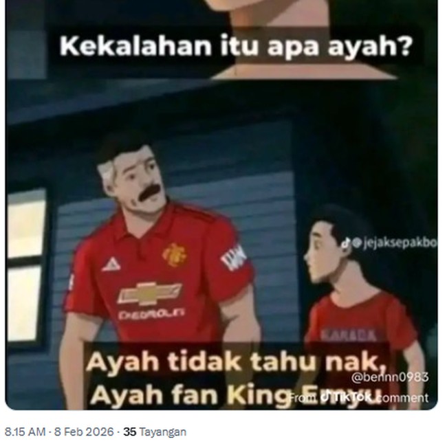 Meme King MU Menang Lawan Tottenham, Fans Lupa Arti Kalah