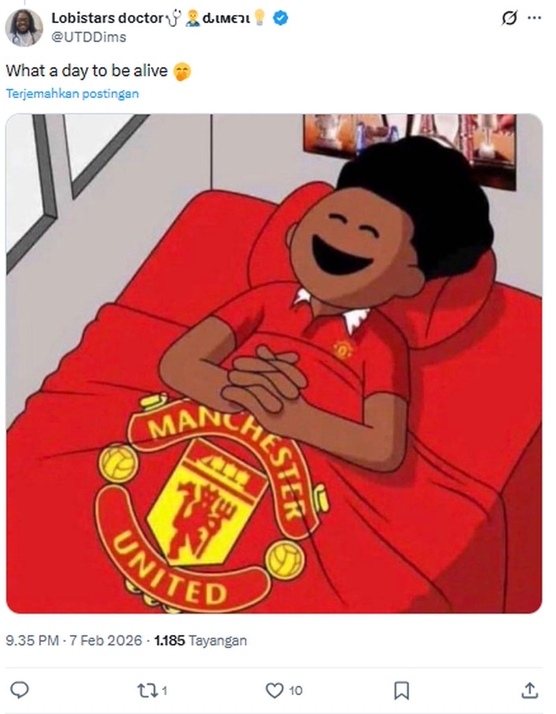 Manchester United kembali meraih kemenangan setelah mengalahkan Tottenham Hotspur 2-0. Fans pun dibuat lupa apa itu arti sebuah kekalahan.
