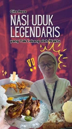 Video Mencicipi Nasi Uduk Ibu Enin yang Katanya Ludes Cuma dalam 2 Jam!