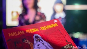 Dalam karya terbarunya Malam Seribu Jahanam, juga menyentil isu imigran. (Foto: Najm Dhiaulhaq/ detikFOTO)