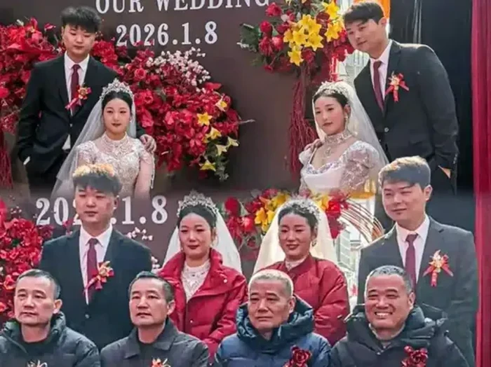 Pasangan pengantin viral.