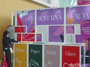 Booth FD Sustain Beauty Fasilitasi Daur Ulang Empties di Surabaya X Beauty