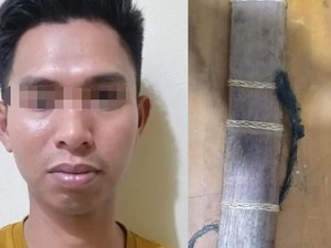 Pria di Way Kanan Buron 2 Tahun Usai Bacok Pamannya Serahkan Diri ke Polisi