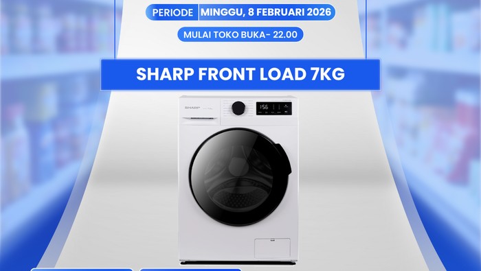 Kini, pelanggan setia Transmart bisa memperoleh mesin cuci front load dengan harga lebih terjangkau. Pelanggan bisa hemat jutaan rupiah.